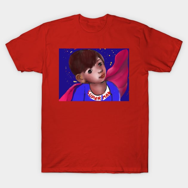 Brave Boy T-Shirt by valentia